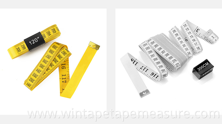 Custom Size 120 Inch Fiberglass Yellow 3M Measuring Tape Cloth Height Measure Soft Ruler Names Marketing Companies With Logo